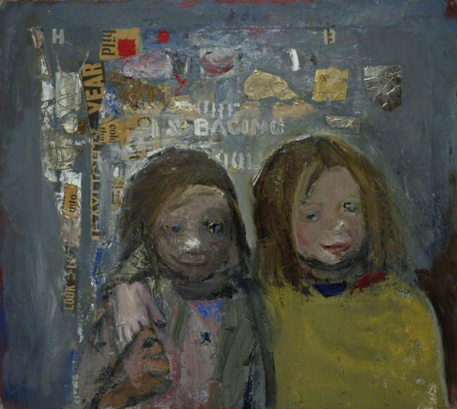 Children and Chalked Wall 3, Joan Eardley, © the Eardley estate. All rights reserved, DACS 2021. Photo credit: National Galleries of Scotland
